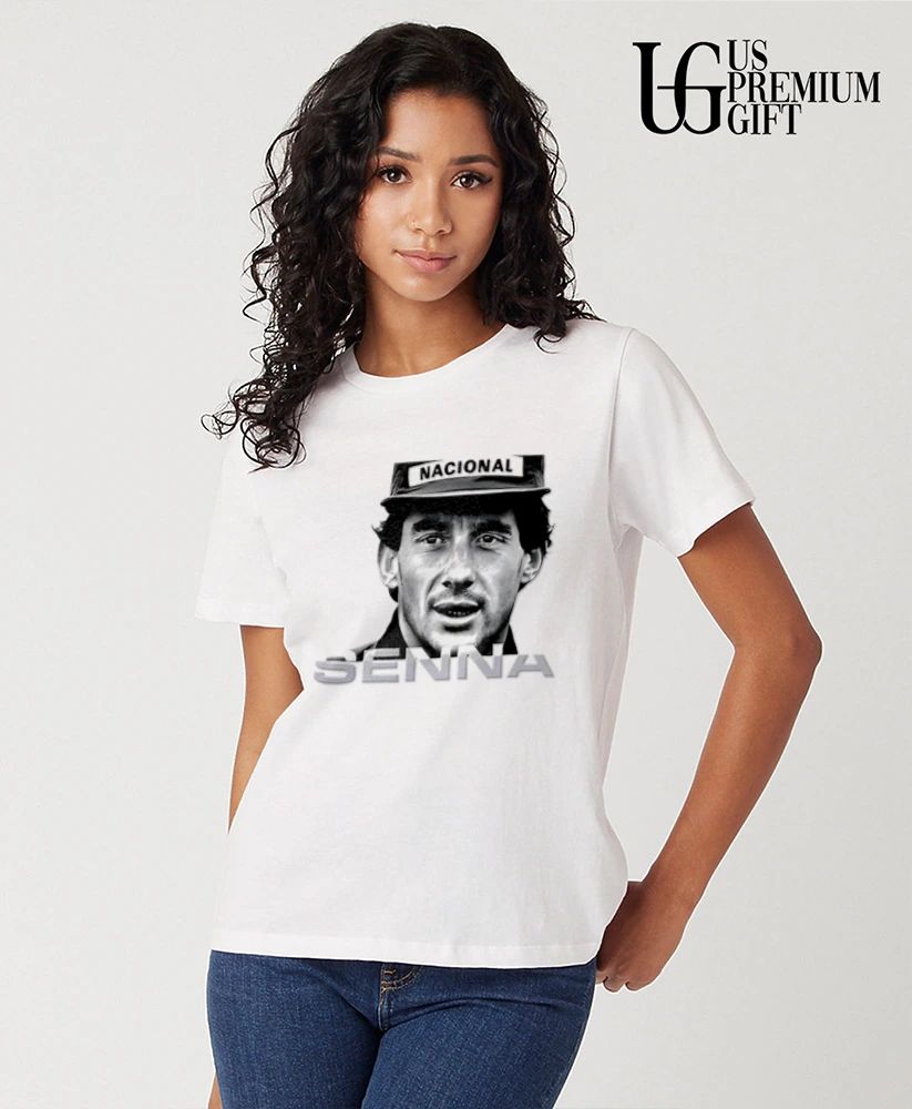 Ayrton Senna Nacional Formula 1 portrait shirt
