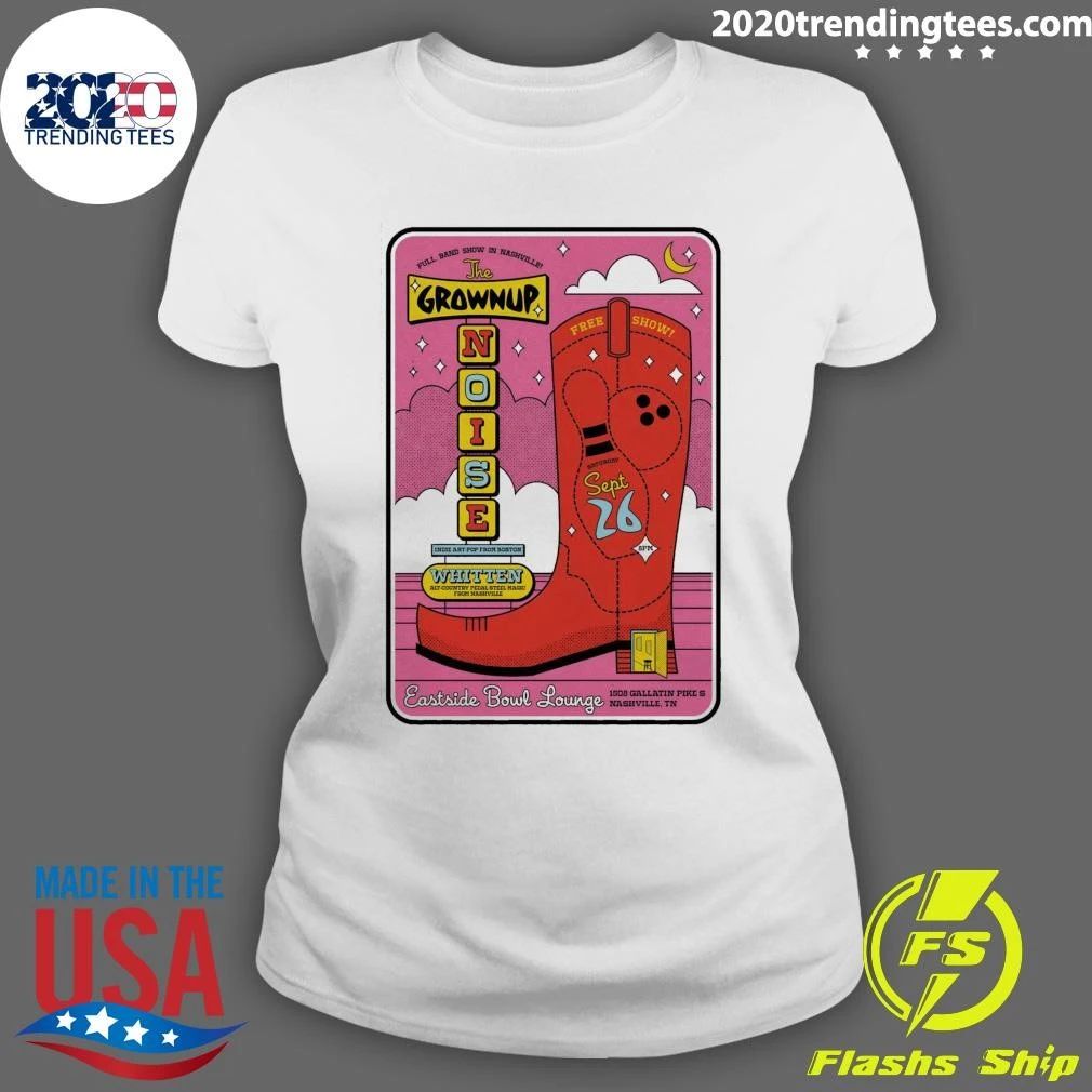 The Grownup Noise Nashville TN, September 26 2026 Tour Shirt
