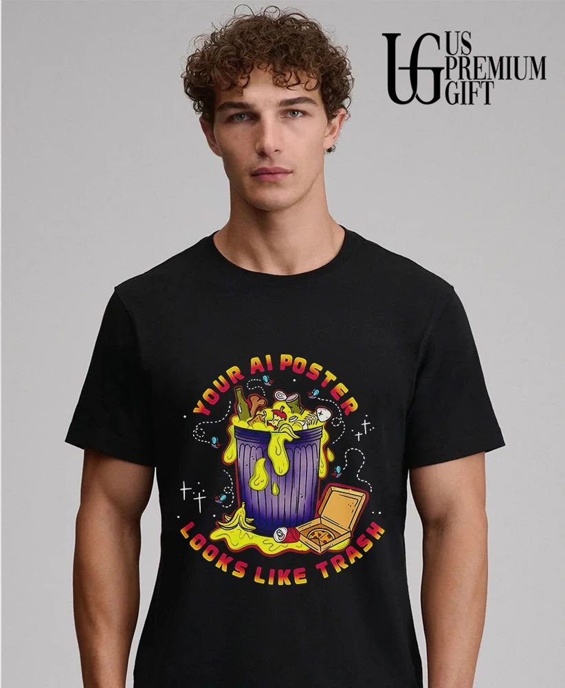 Your AI poster looks like trash shirt