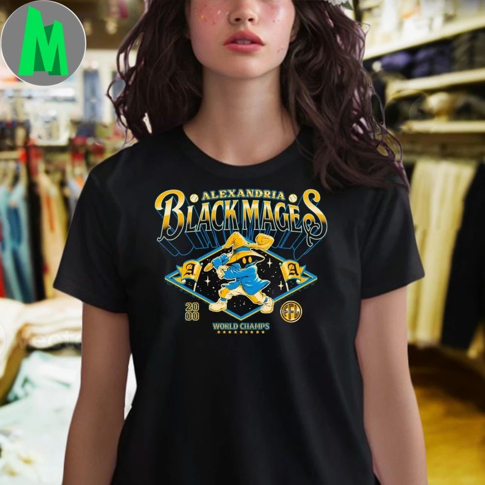 Alexandria Go Black Mages World Champs Shirt