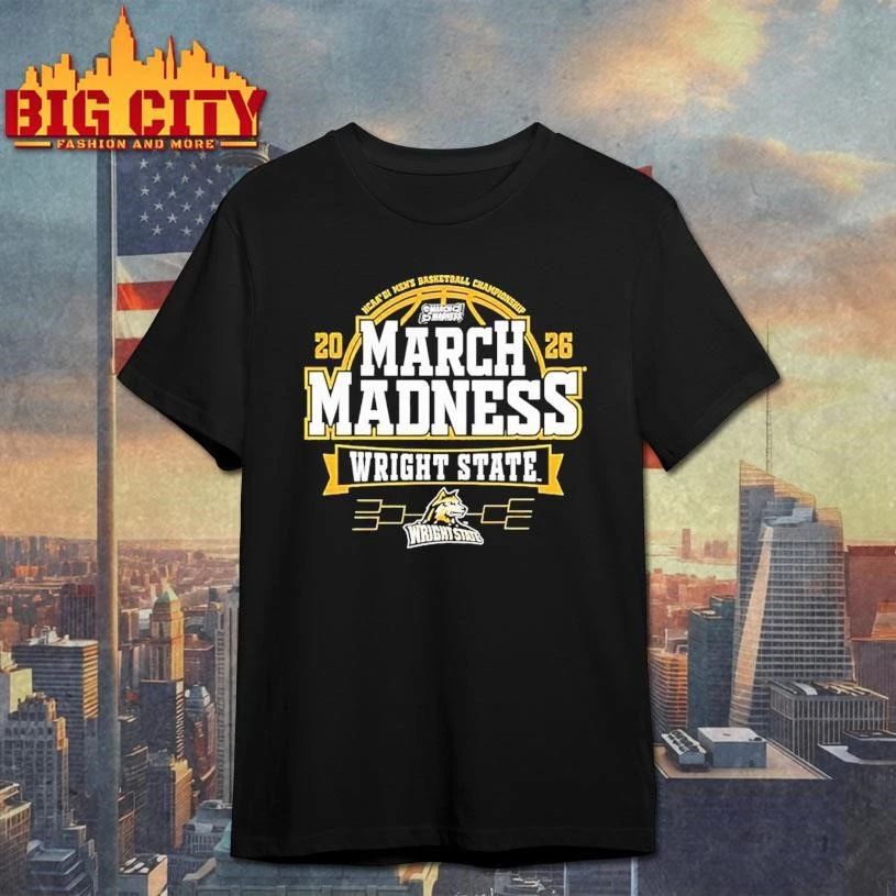 Wright State Raiders 2026 Men’s Basketball March Madness Bound Shirt