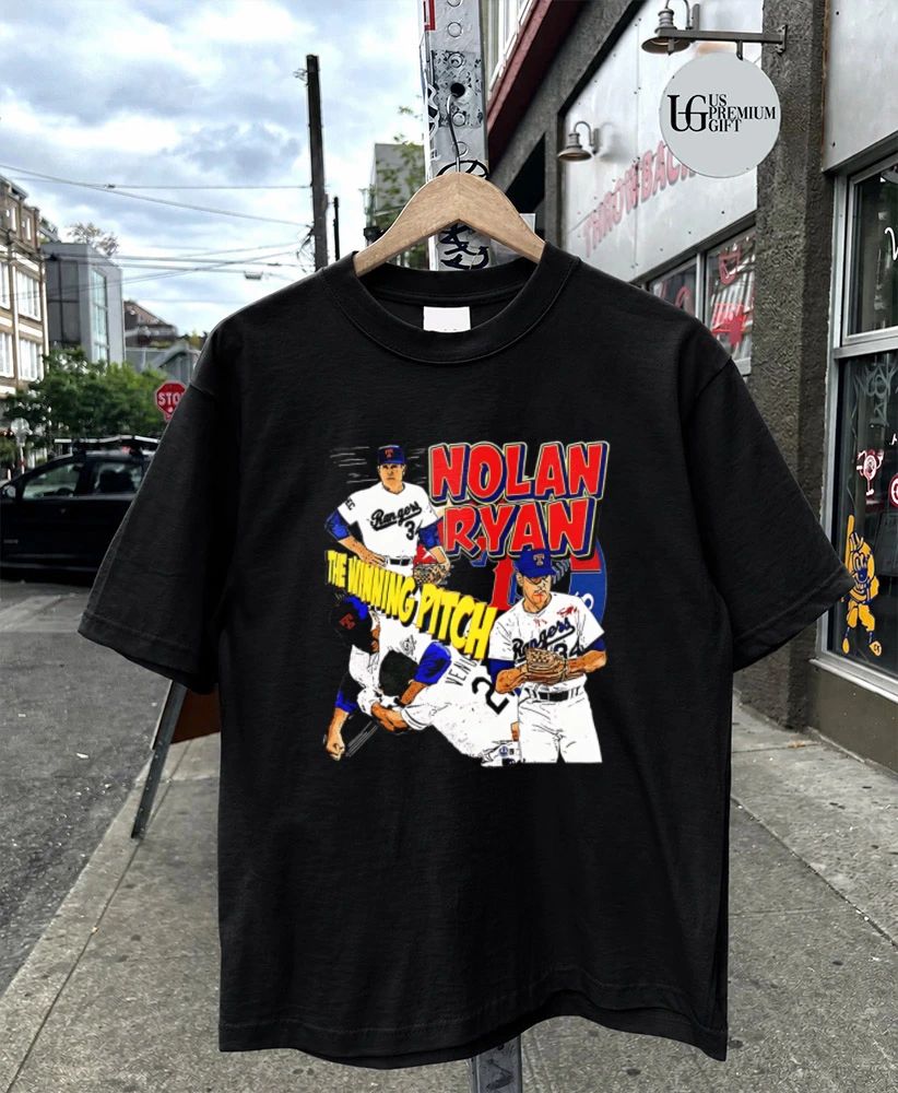 Nolan Ryan Texas Rangers Baseball The Winning Pitch shirt