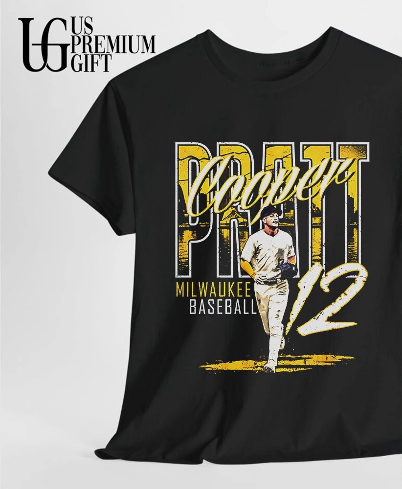 Cooper Pratt No 12 Milwaukee Brewers baseball player name 2026 shirt