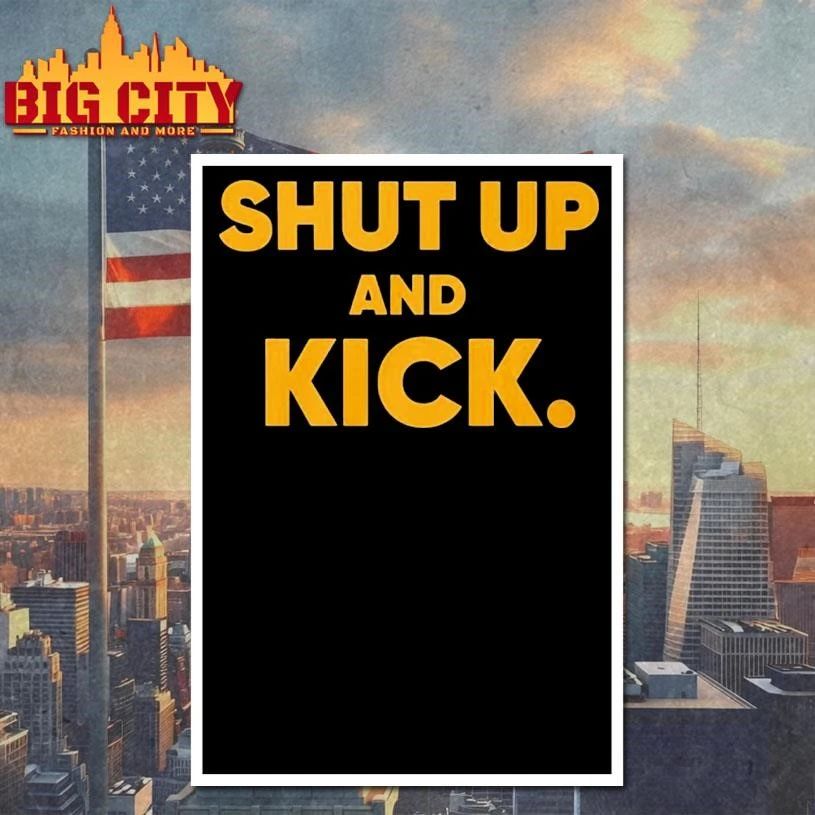 Harrison Butker Shut Up And Kick Graphic Shirt