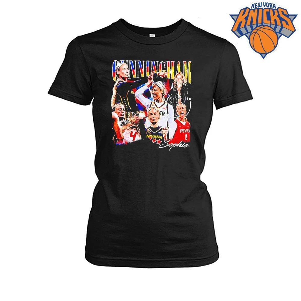 Sophie Cunningham Indiana Fever Moment Collage T Shirt