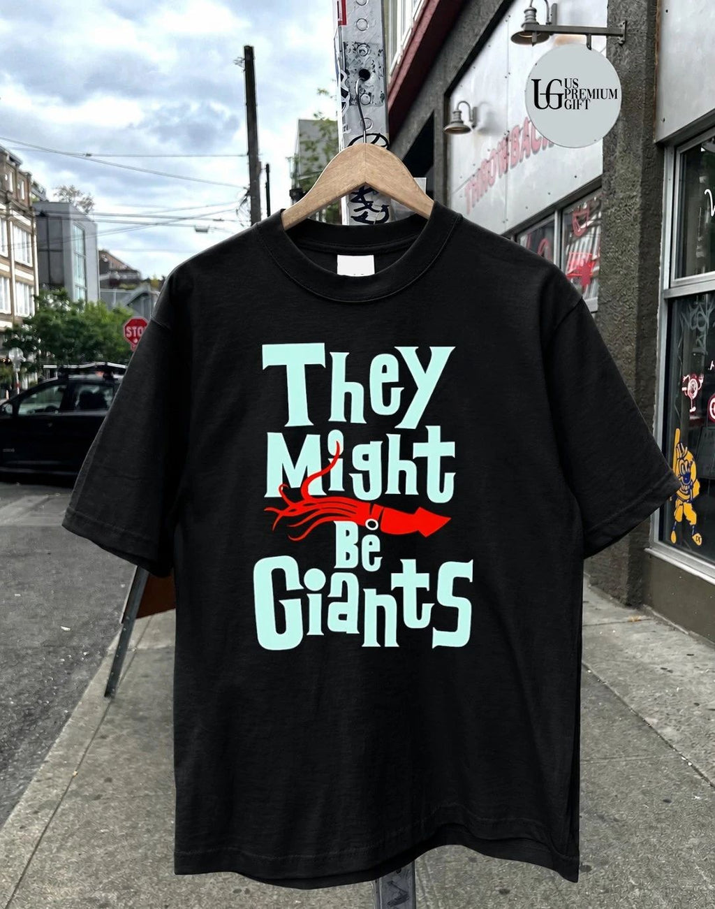 They Might Be Giants squid logo shirt