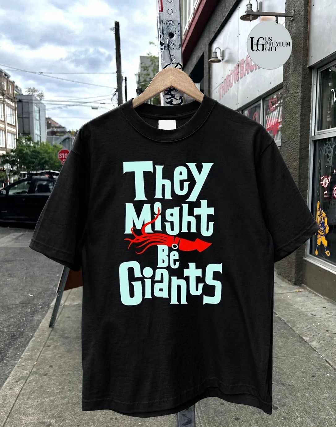 They Might Be Giants squid logo shirt