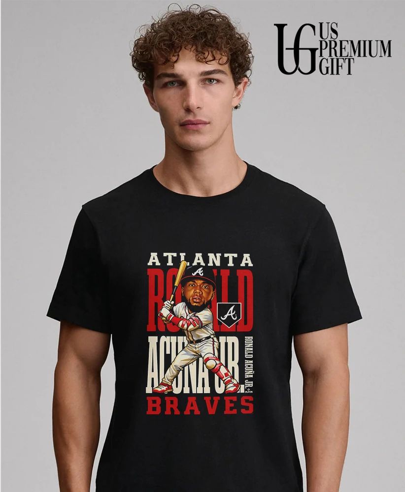 Ronald Acuna Jr. Atlanta Braves baseball 2026 caricature shirt