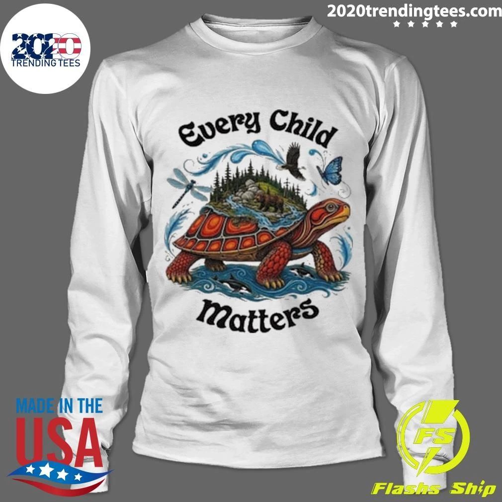 Turtle Carrying Every Child Matters Shirt
