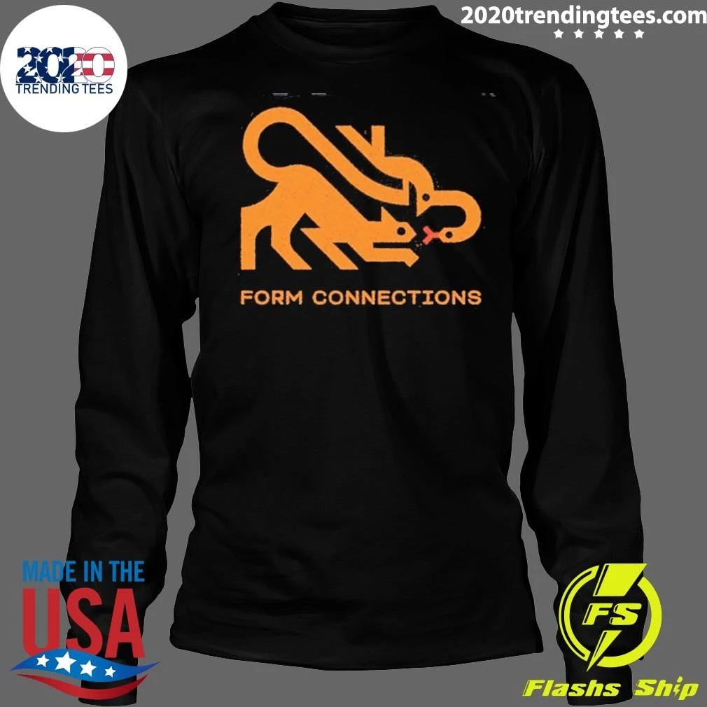 Form Connections Abstract Art Minimalist Design Shirt