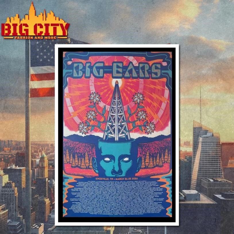 March 26-29 2026 Poster Big Ears Knoxville, TN Limited Shirt