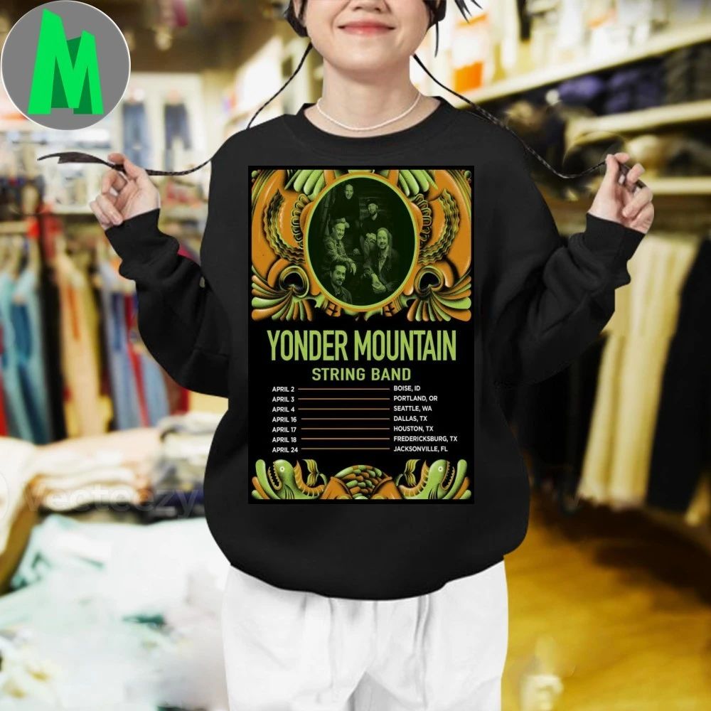Yonder Mountain String Band Fall Tour 2026 Poster Shirt