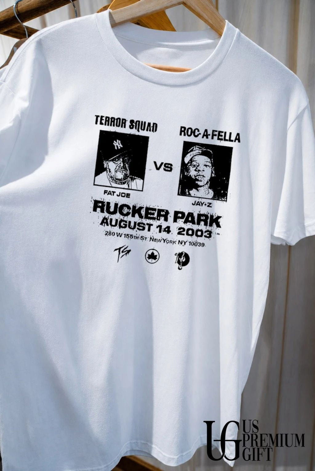 Terror Squad Fat Joe and Roc-A-Fella Jay-Z Rucker Park 2003 shirt