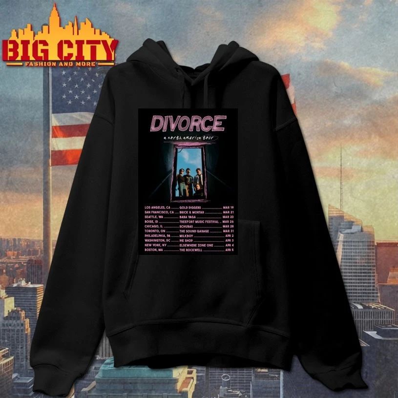 Divorce A North America 2026 Tour Poster T-shirt