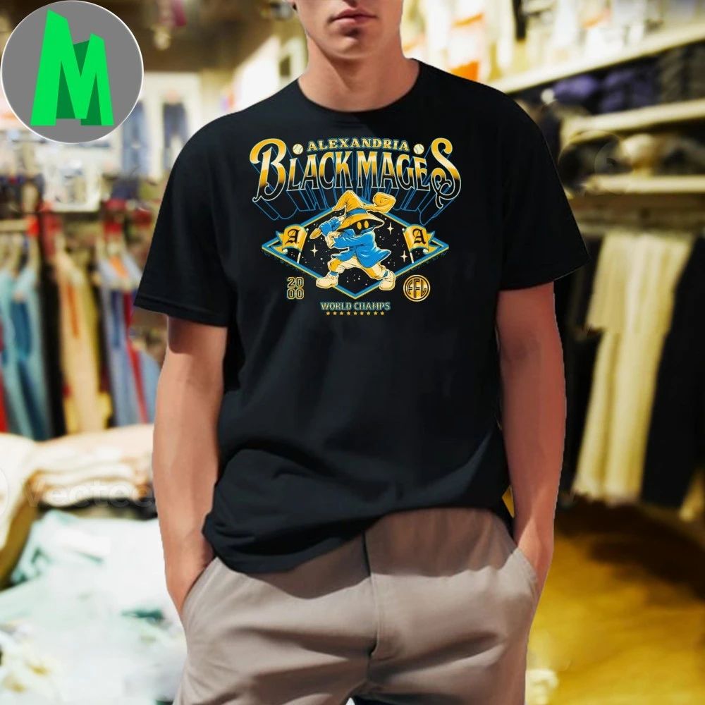 Alexandria Go Black Mages World Champs Shirt