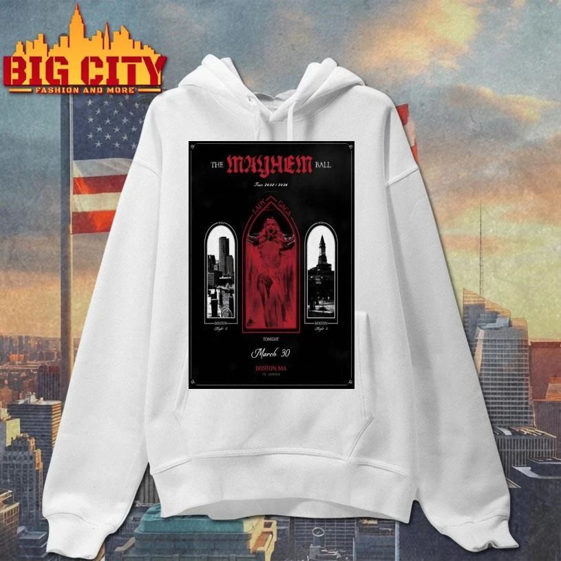 Lady Gaga 3-30-2026 Boston MA Poster Shirt