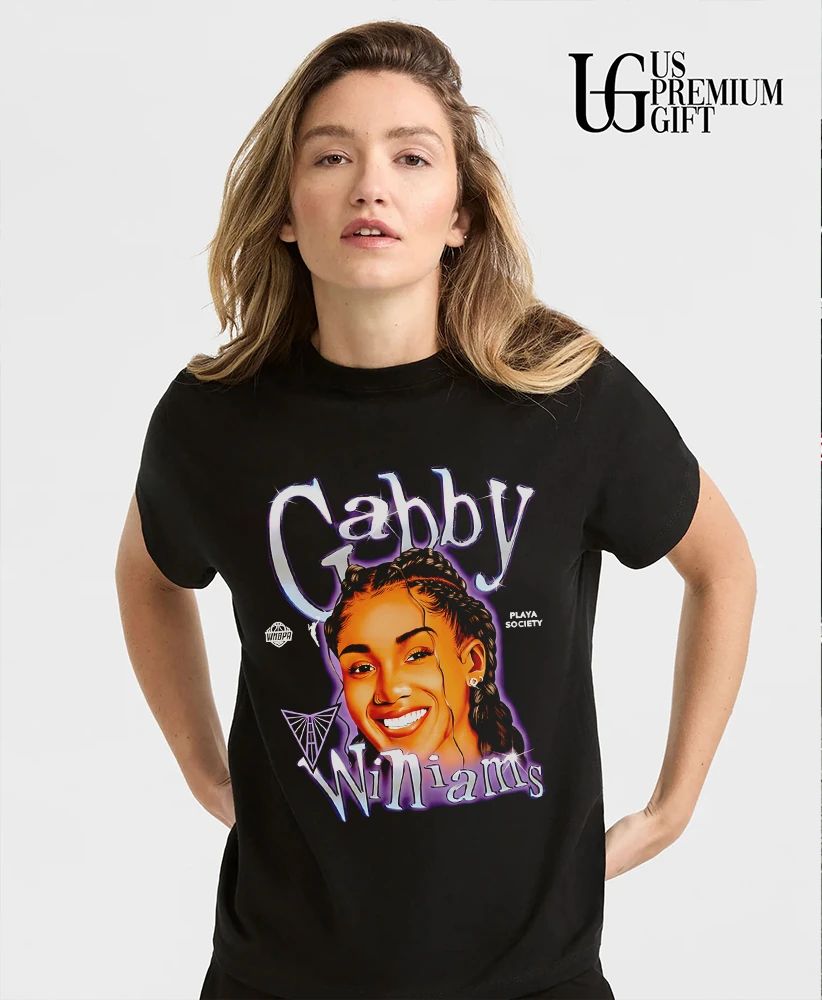 Gabby Williams Golden State Valkyries Playa Society 2026 big head shirt