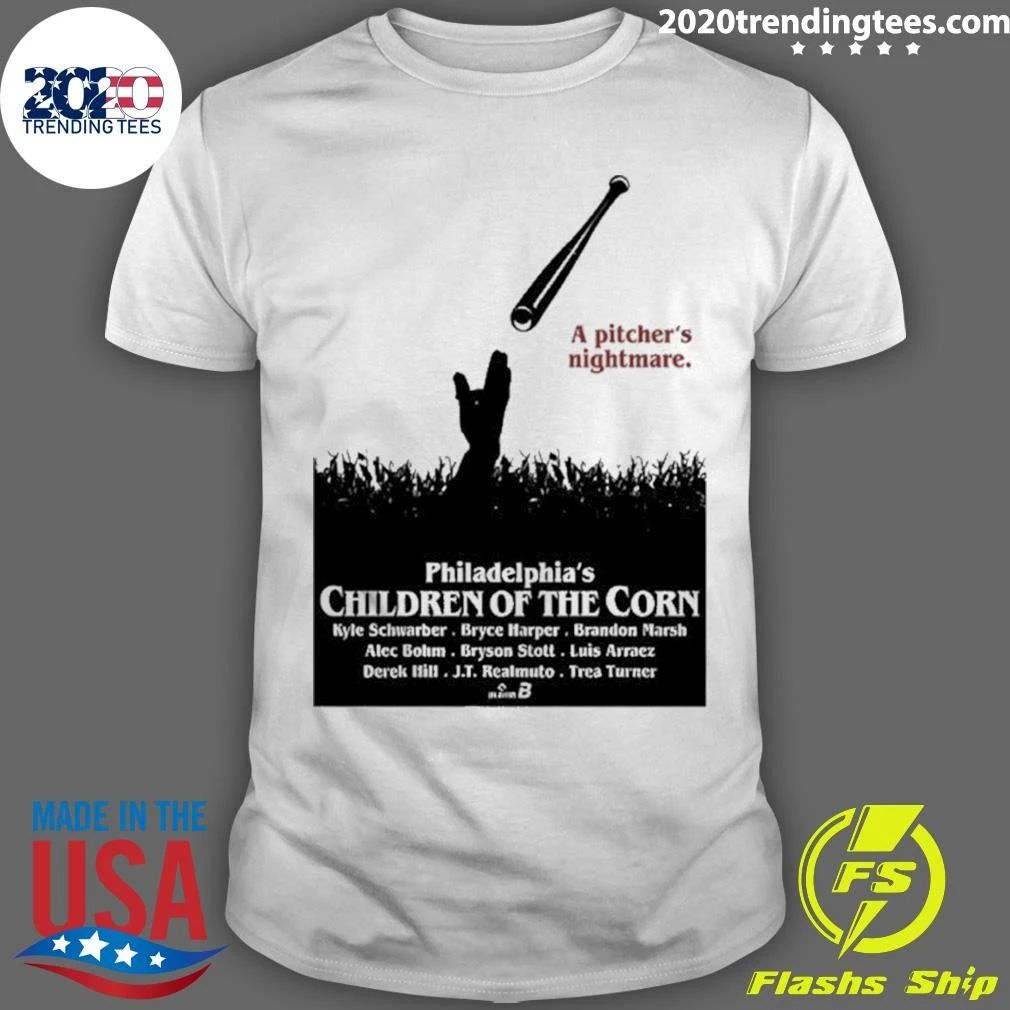 Philadelphia Phillies A Pitcher’s Nightmare Children Of The Corn Shirt