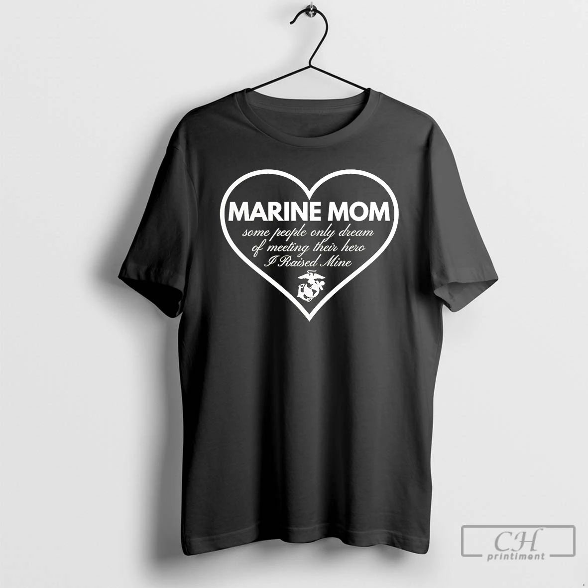Classic Amy Z Special Request Marine Mom I Raised Mine