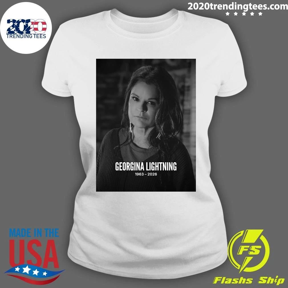 Rip Georgina Lightning 1963-2026 Shirt
