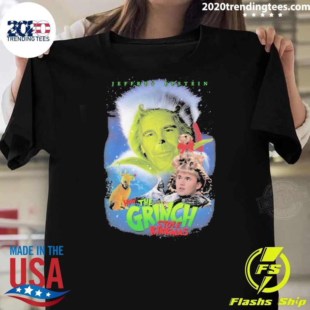 Jeffrey Epstein The Grinch Stole Kirkmas Shirt