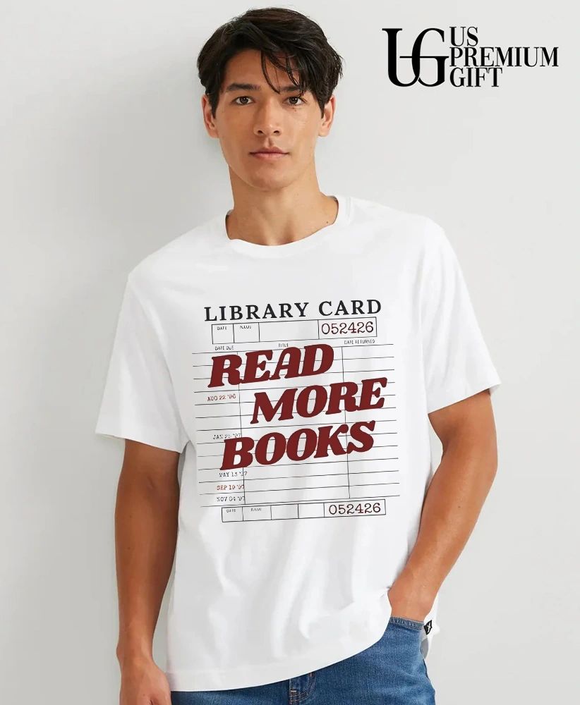 Read More Books Library Card Due Date vintage shirt