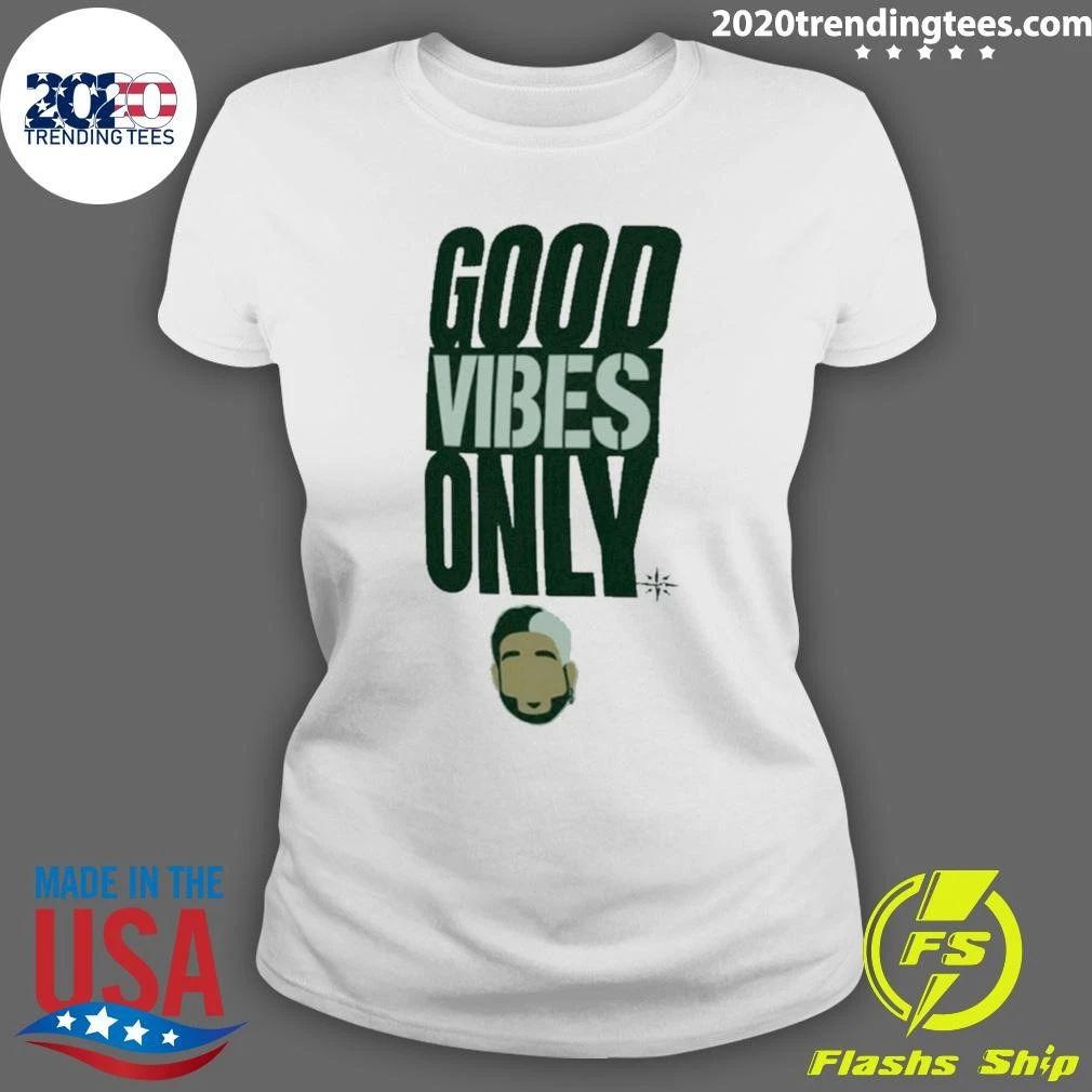 Good Vibes Only Eugenio Suárez Mariners Shirt