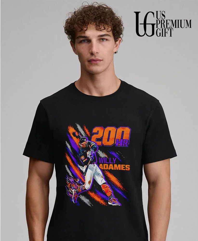 Willy Adames San Francisco Giants Baseball 200 Home Run shirt