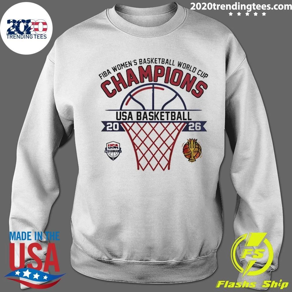 Usa Basketball Fiba Women’s Basketball World Cup Champions 2026 Shirt