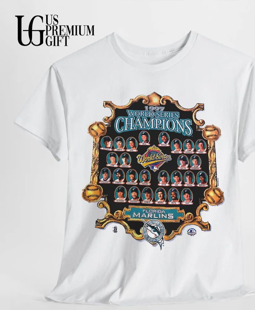 1997 Florida Marlins World Series Champions vintage shirt