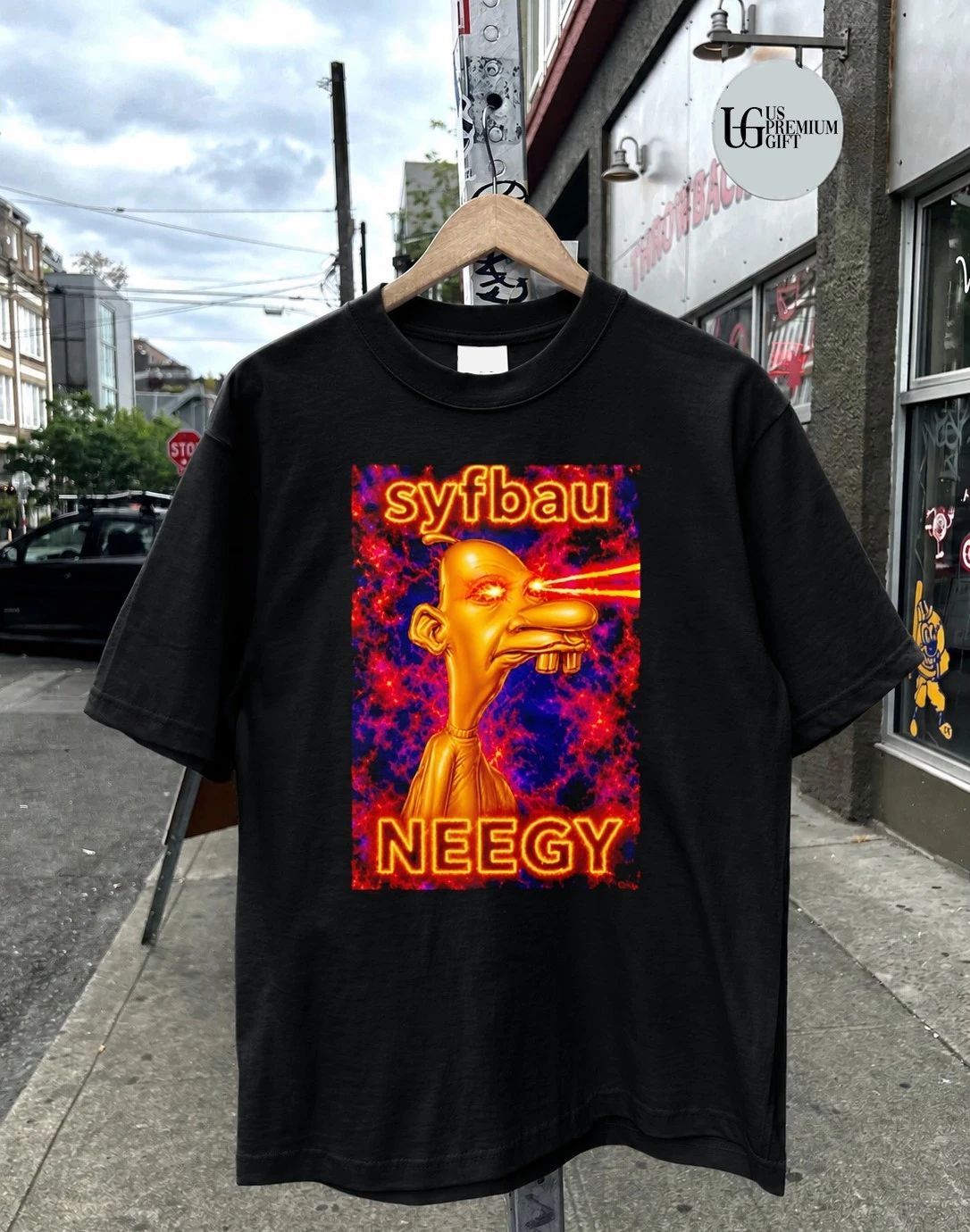 Syfbau Neegy gold shirt