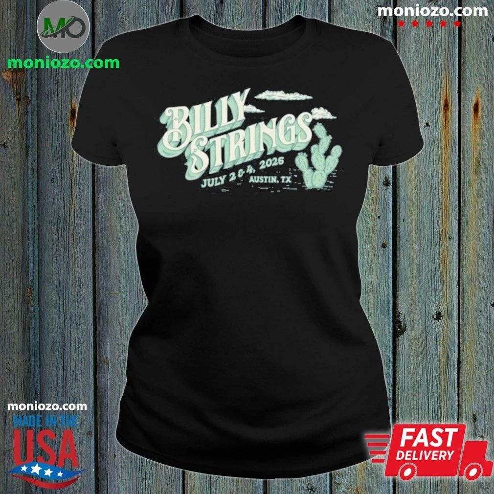 Billy Strings 2026 Austin City Limits Cactus Shirt