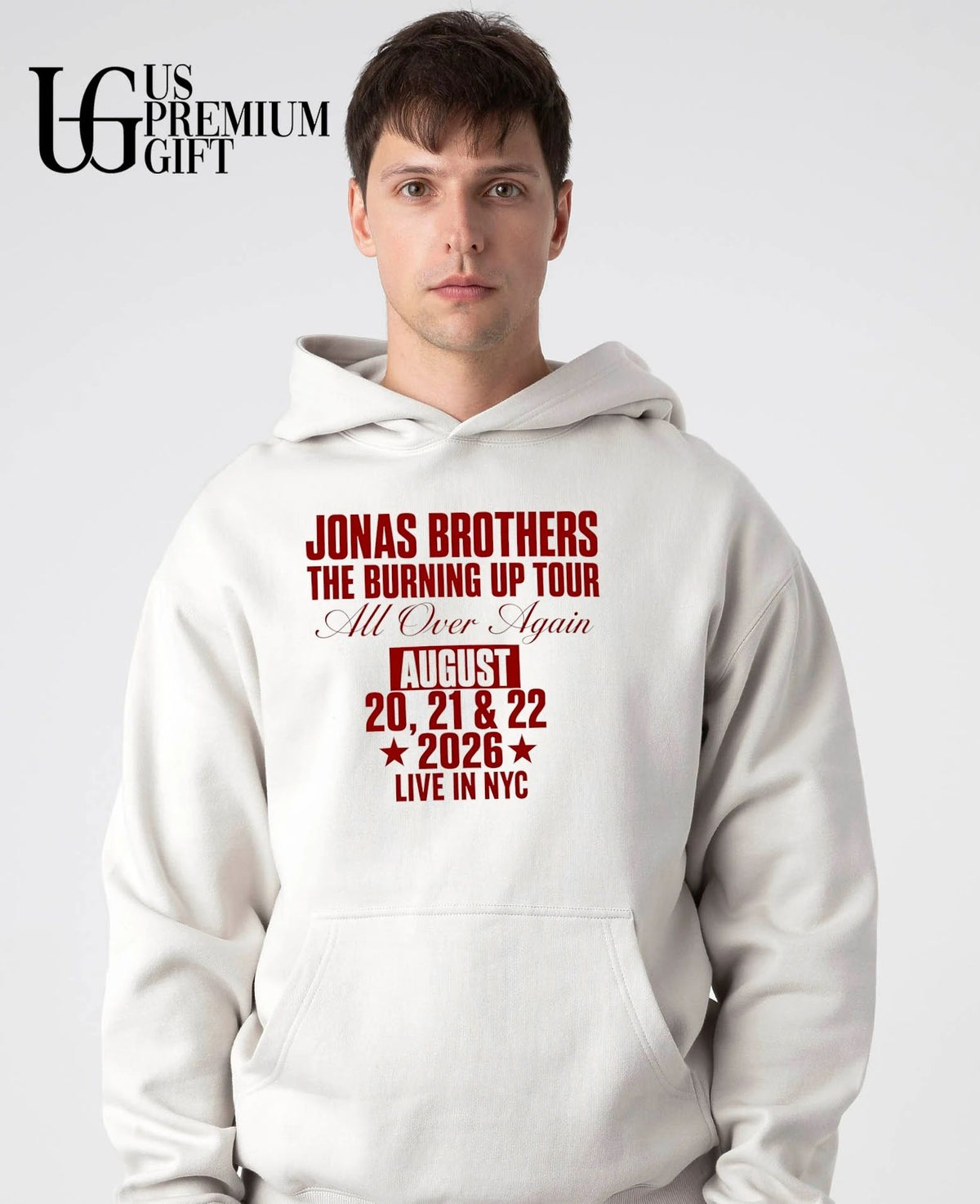 Jonas Brothers The Burning Up Tour All Over Again 2026 shirt