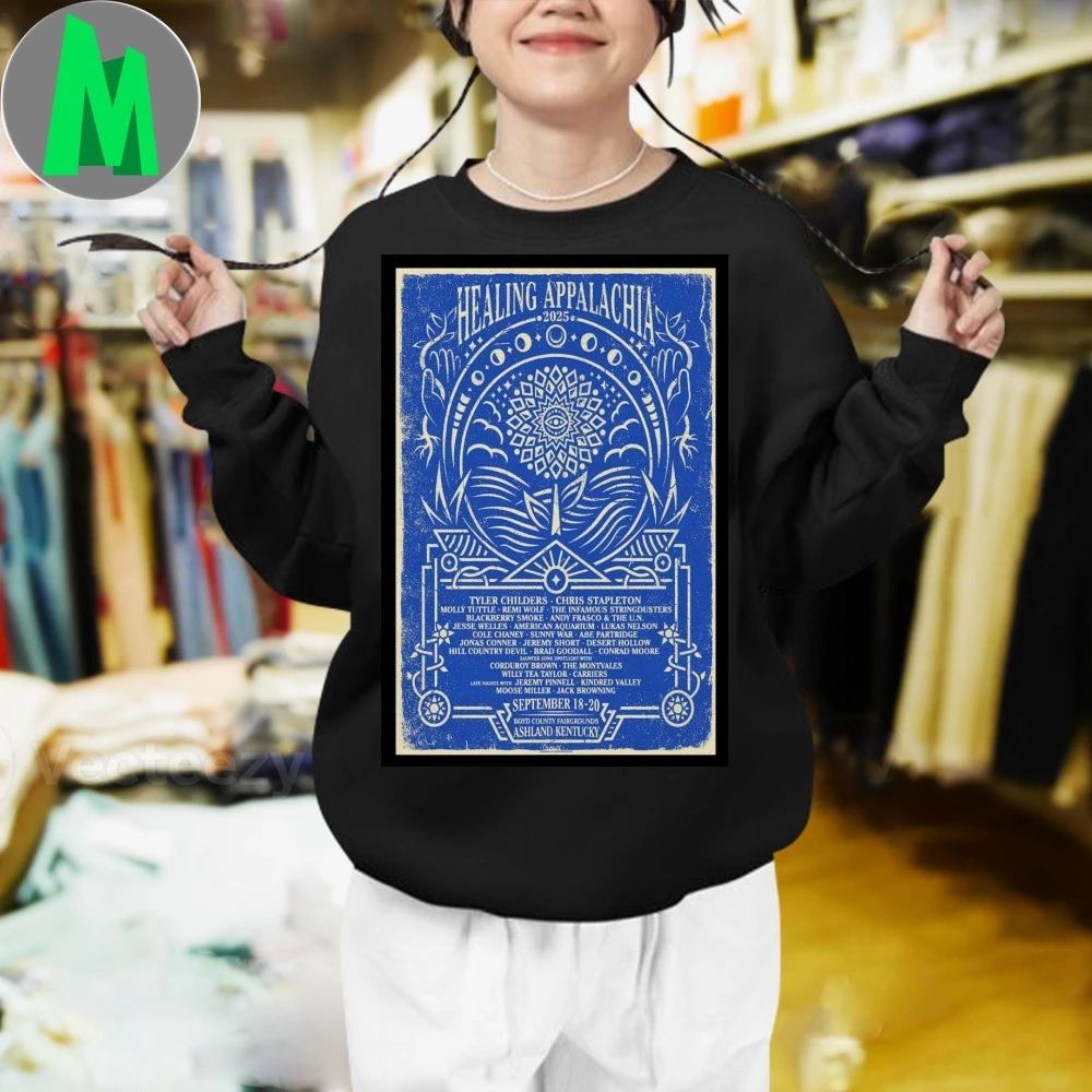Poster Healing Appalachia Festival Ashland, Kentucky September 18-20, 2025 Shirt