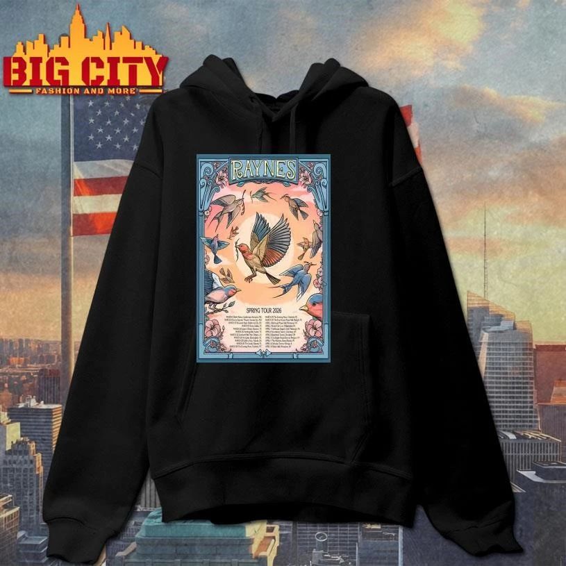 Limited Edition Raynes Band Spring Tour 2026 Poster Shirt