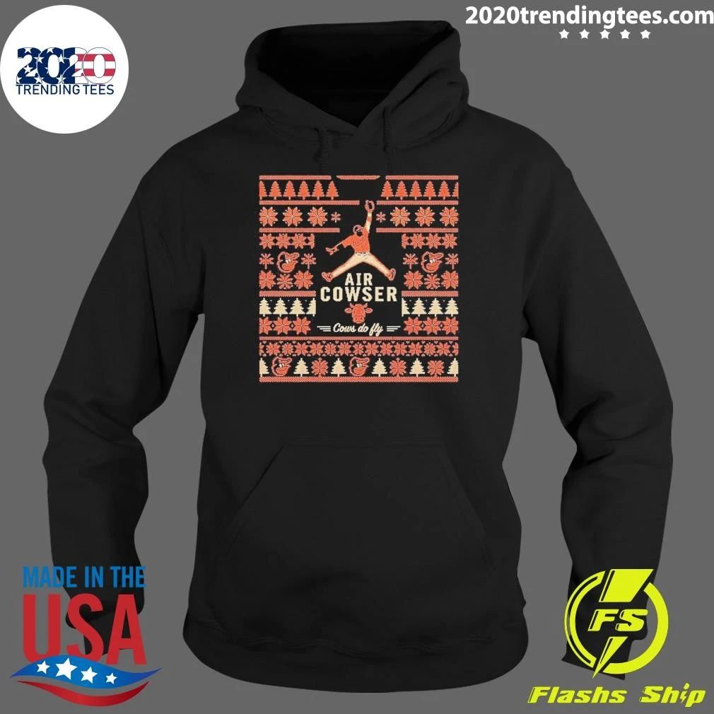 Orioles Air Cowser Cows Do Fly Ugly Christmas Shirt