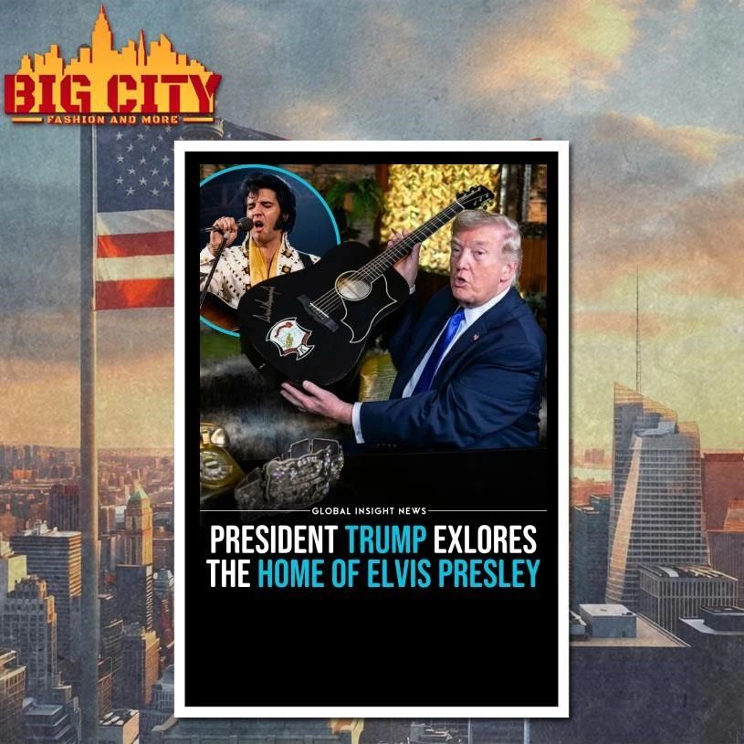 Trump President Trump Explores The Home Of Elvis Presley Graphic Shirt