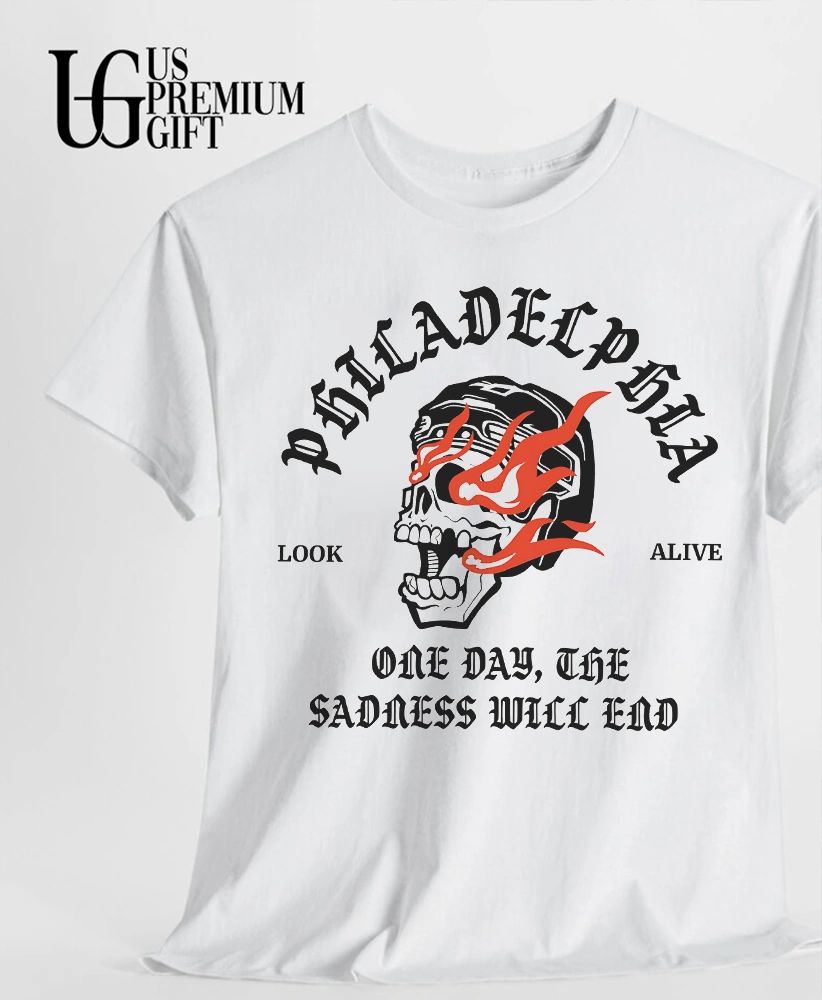 One day the sadness will end Philadelphia Flyers hockey shirt