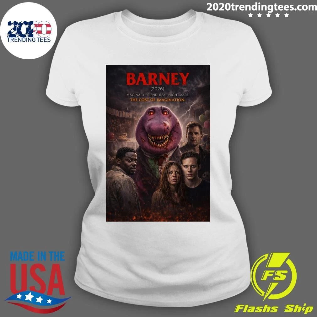 Barney 2026 Imaginary Friend, Real Nightmare The Cost Of Imagination Shirt