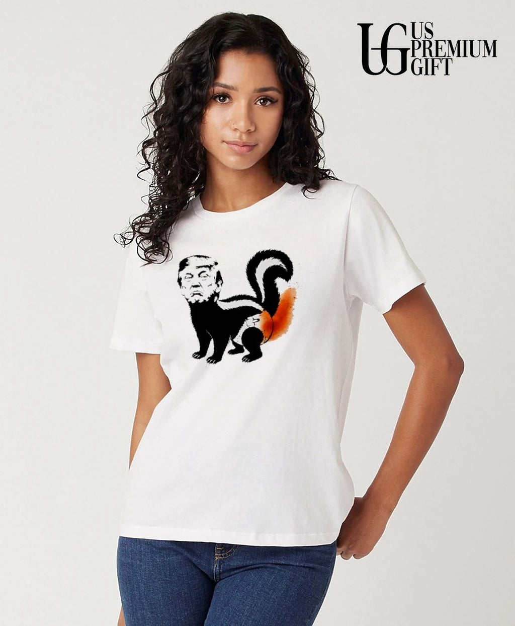 Donald Trump skunk caricature shirt
