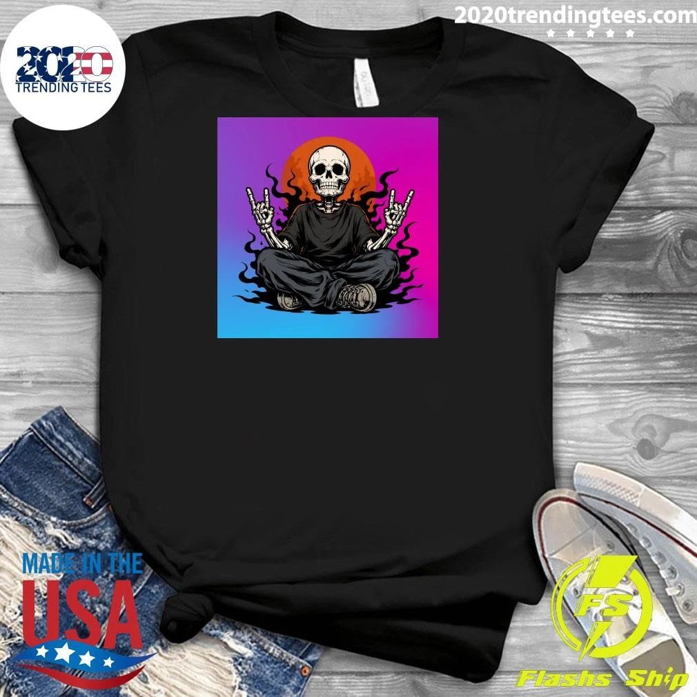 Rock Hand Skeleton Shirt