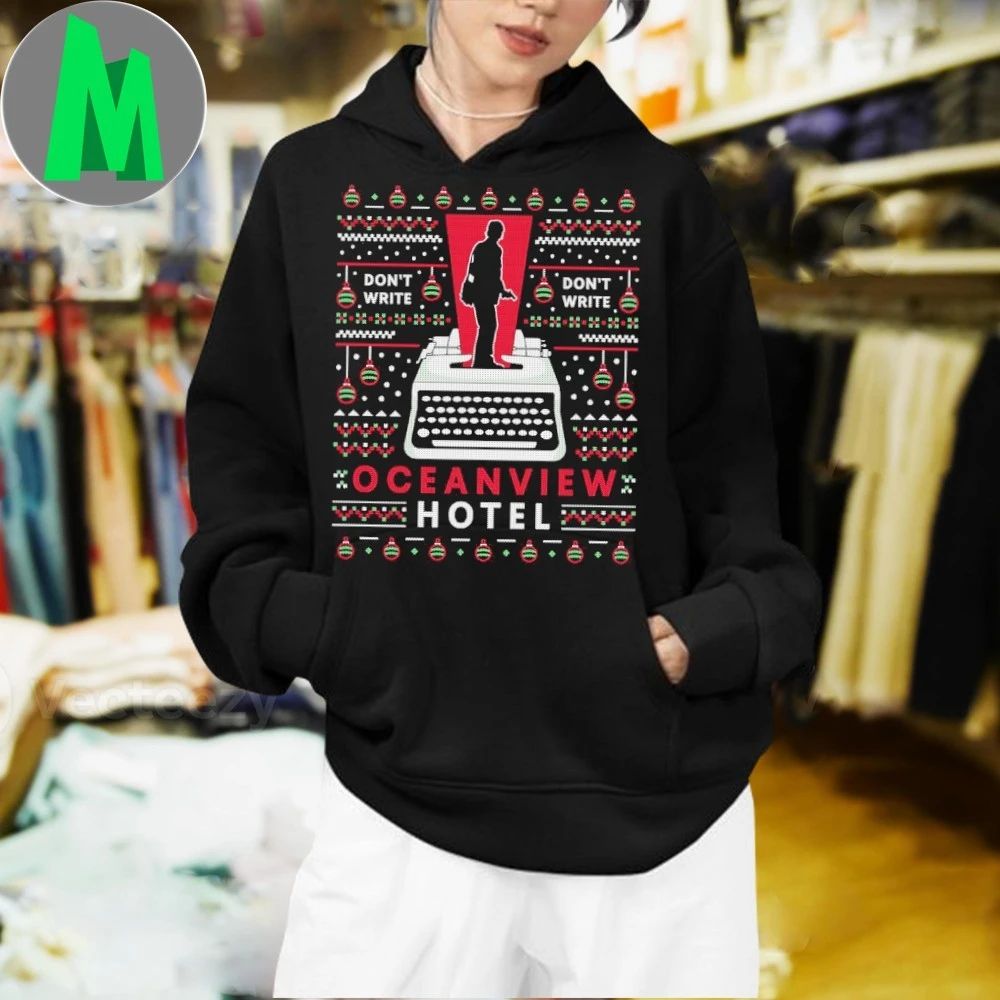 Alan Wake 2 Don’t Write Oceanview Hotel Ugly Sweater Shirt