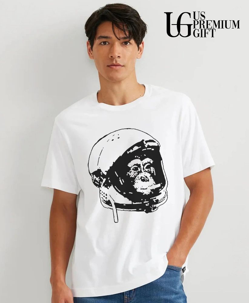 Astronaut space monkey smoking a cigarette shirt