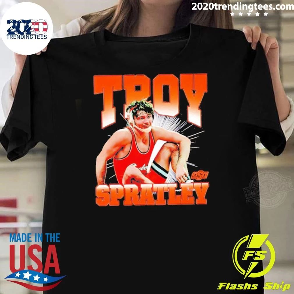 Troy Spratley Oklahoma State Wrestling Player Graphic Shirt