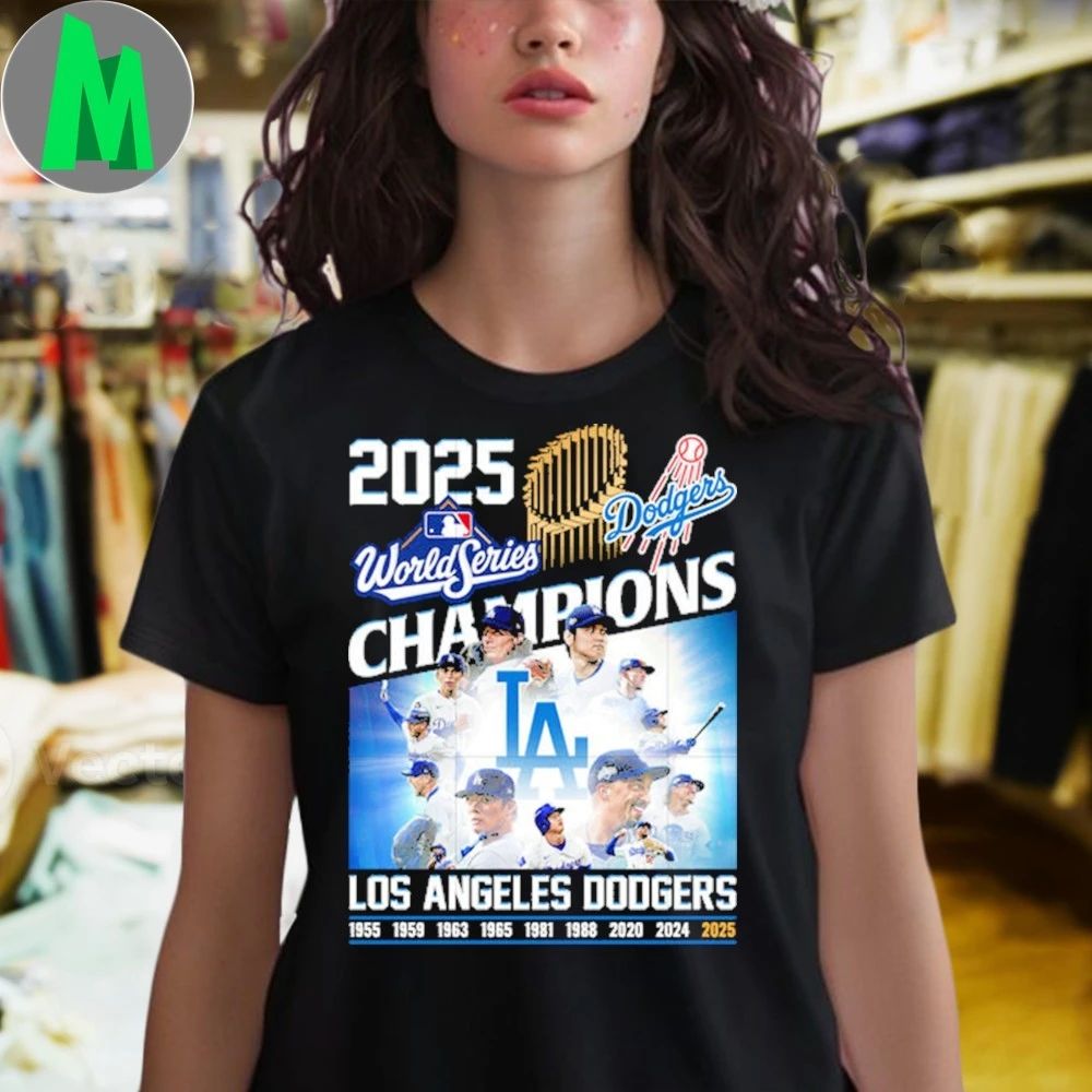 Dodgers champions 2025 world series champions T-Shirt