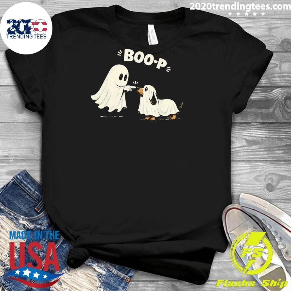 Boo Boo-p Dog Ghost Halloween Shirt