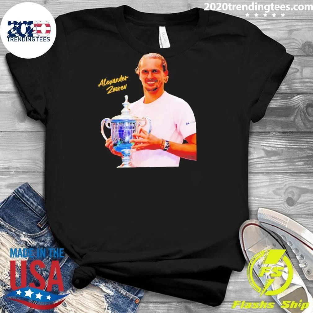 Alexander Zverev Us Open Champion 2026 Trophy Shirt