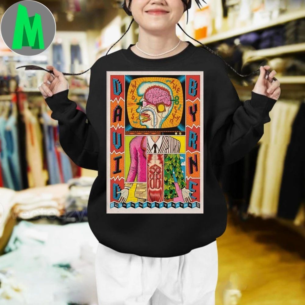 David Byrne Nov 11-13 2025 Paramount Theatre Seattle WA Poster Shirt