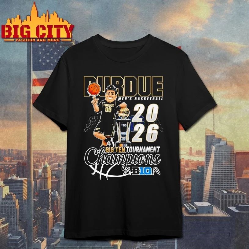 Purdue Men’s basketball 2026 big ten tournament champions T-shirt