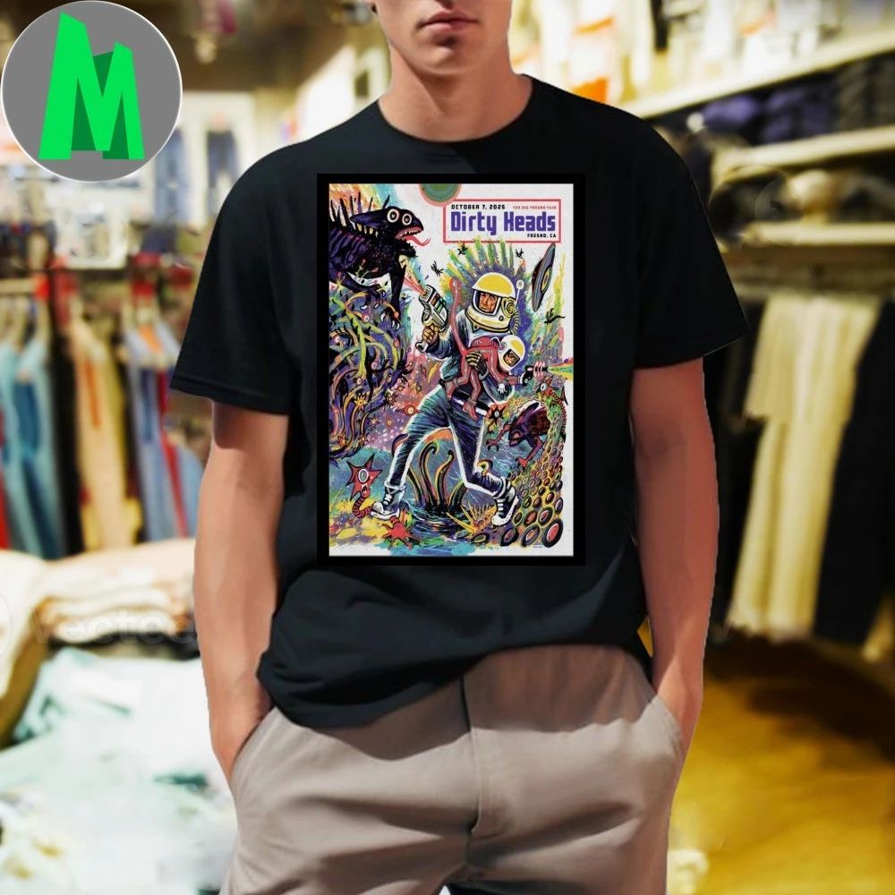 Poster Dirty Heads Tour Fresno, CA 10.07.2025 Shirt